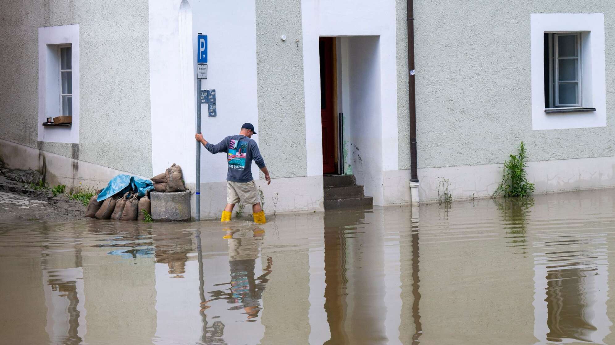 Hochwasserlage in Bayern - Passau
