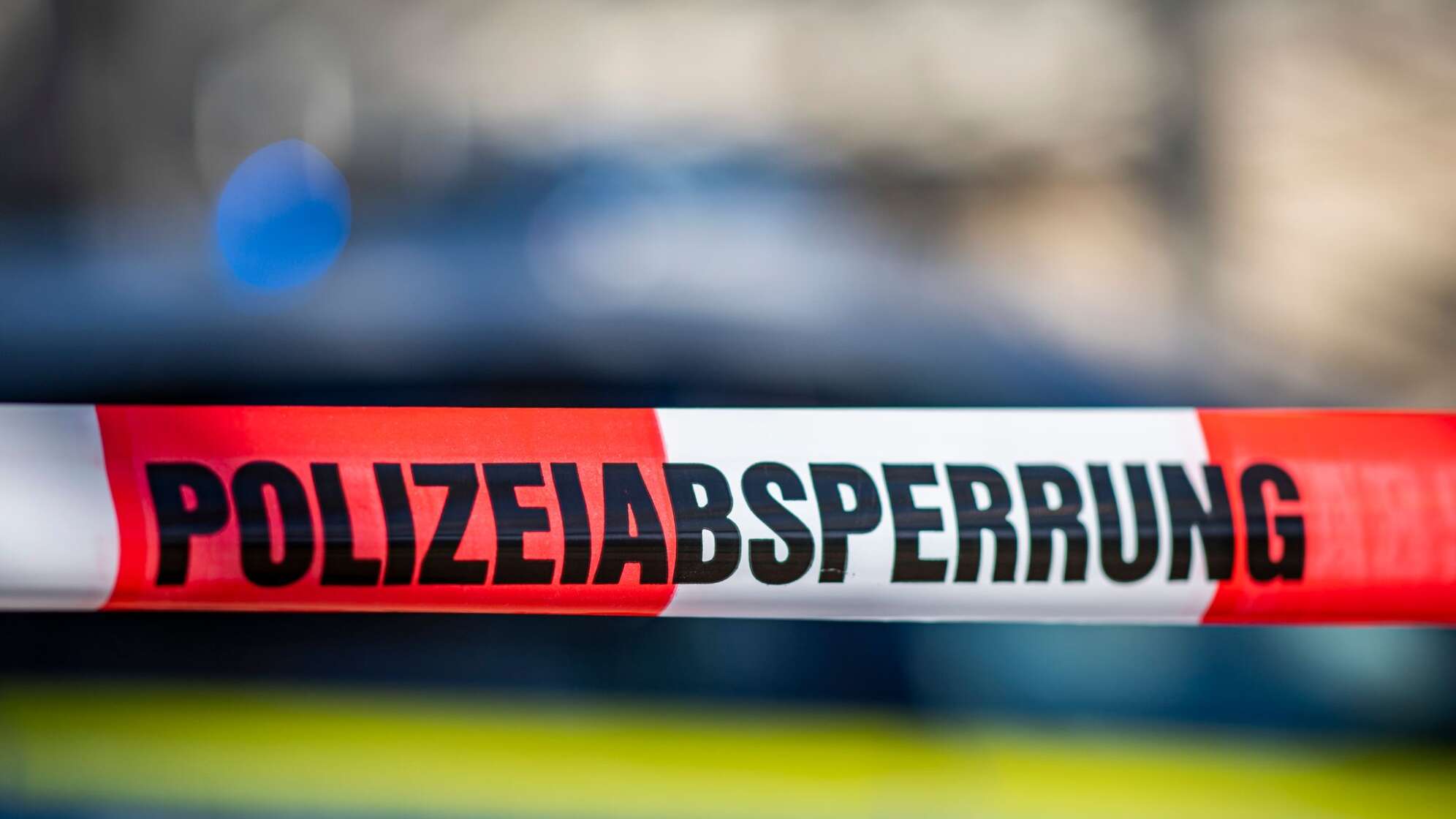 Absperrband der Polizei