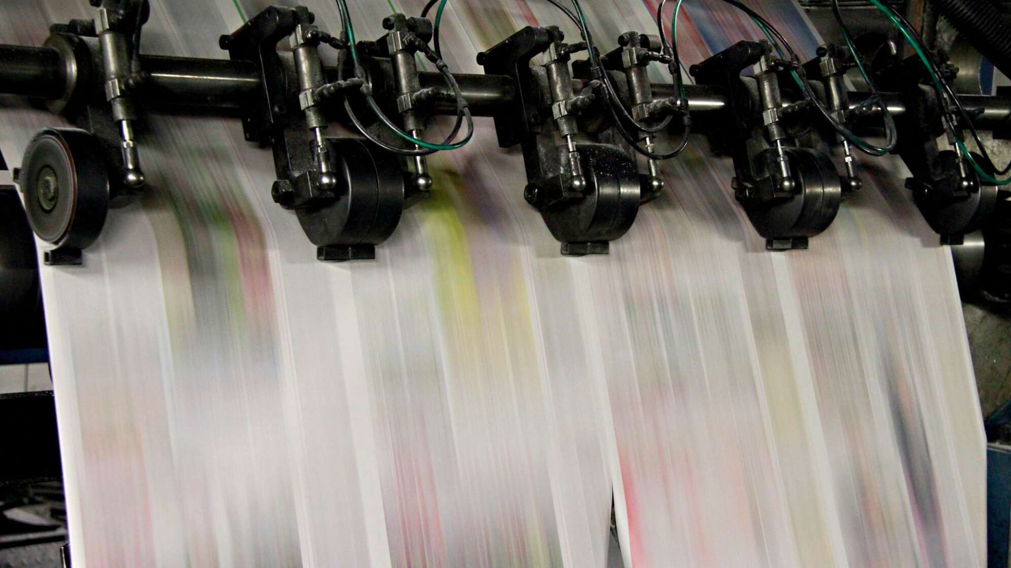 Papier für Zeitungsproduktion
