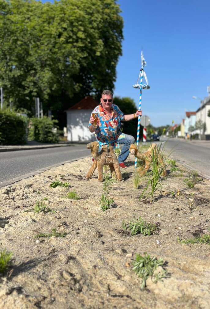 Stefan auf seiner Insel