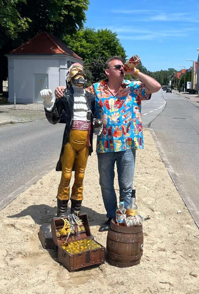 Stefan auf seiner Insel