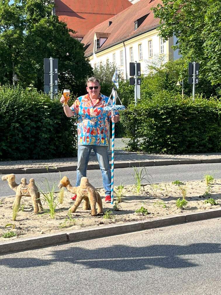 Stefan auf seiner Insel