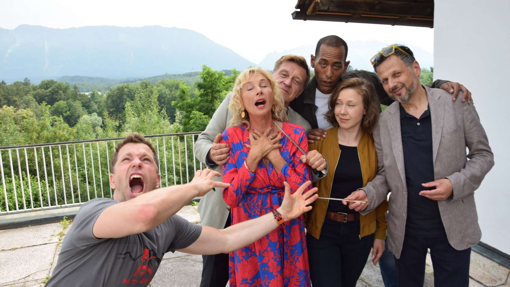 Set der Vorabendserie "Watzmann ermittelt"