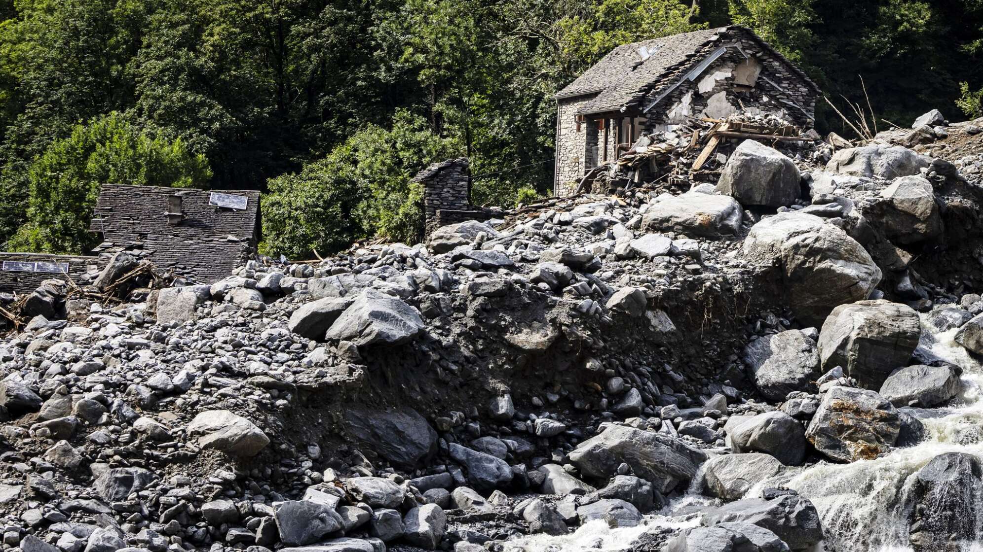 Erdrutsch in der Schweiz