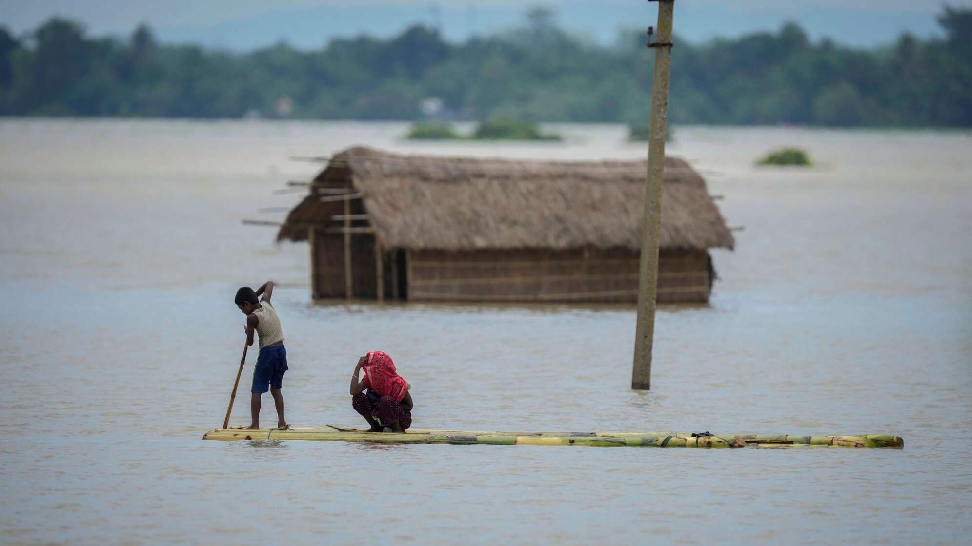 Überschwemmungen in Indien