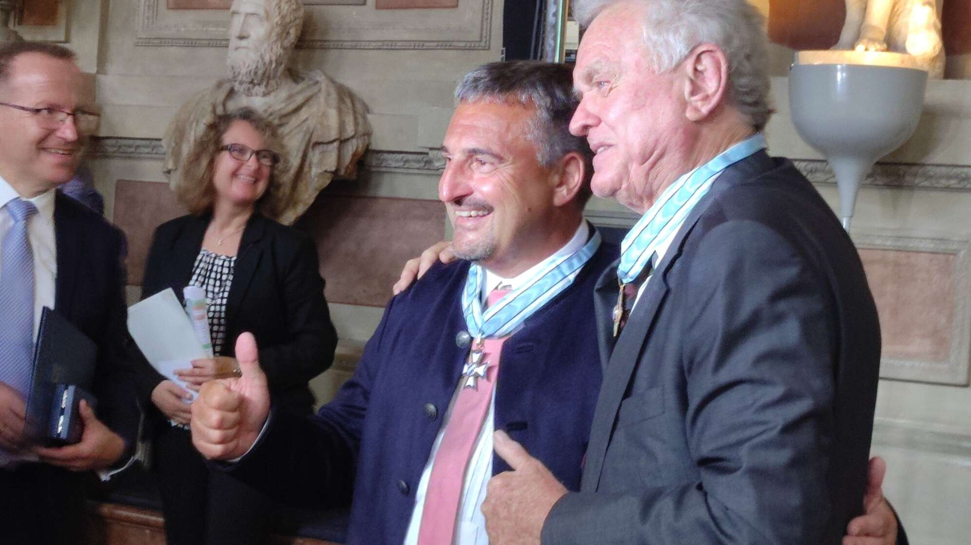 Georg Hackl und Sepp Maier erhalten Bayerische Verdienstorden