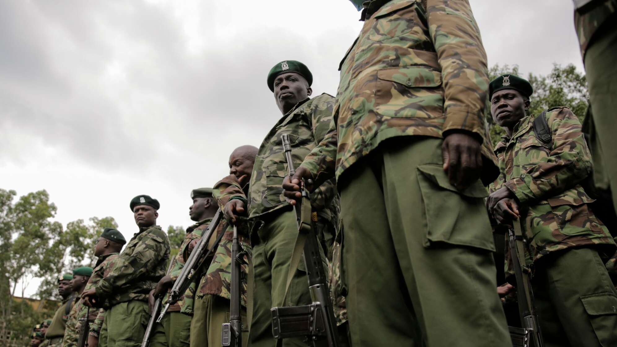 Polizisten in Kenia