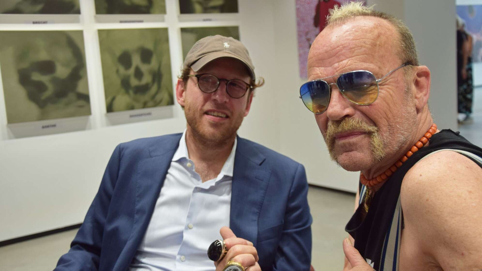 Wolfgang Flatz und Johann König