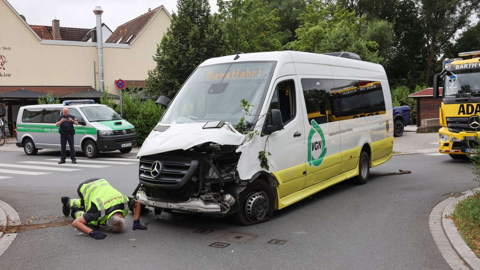 Mehrere Verletzte nach Unfall mit Linienbus