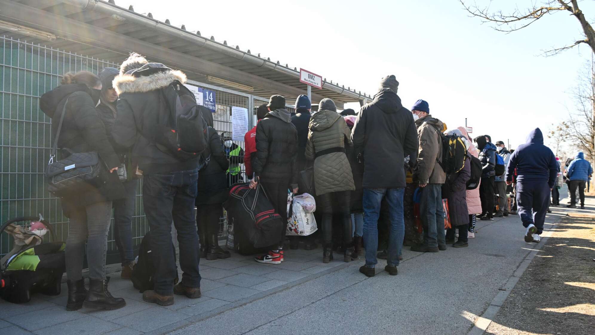 Flüchtlingsunterkunft in München