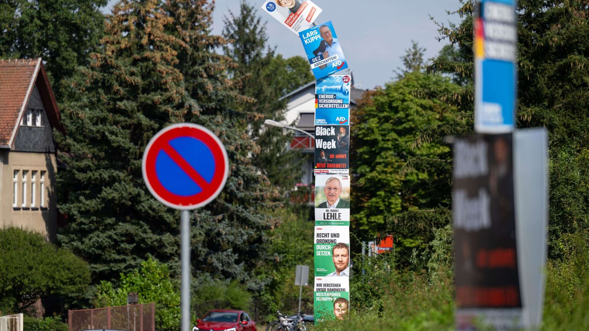 Landtagswahlkampf Sachsen