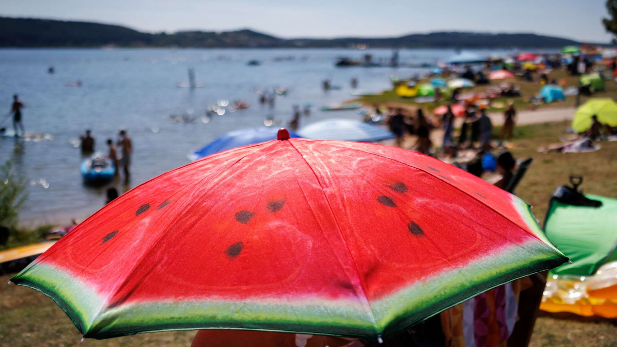 Sommerwetter am Brombachsee