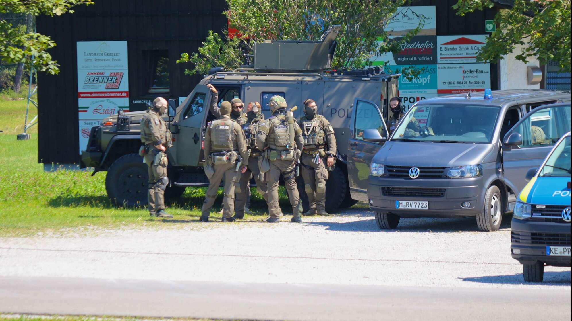 Polizei-Großeinsatz mit SEK im Ostallgäu