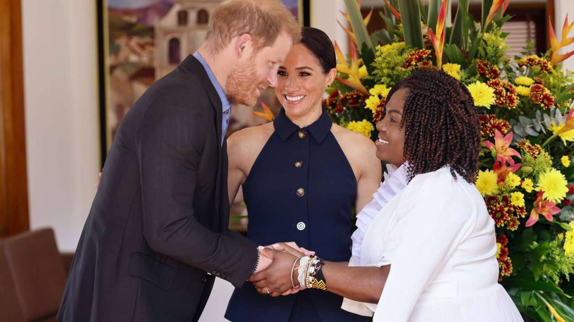 Prinz Harry und Meghan zum Thema Cybermobbing in Kolumbien