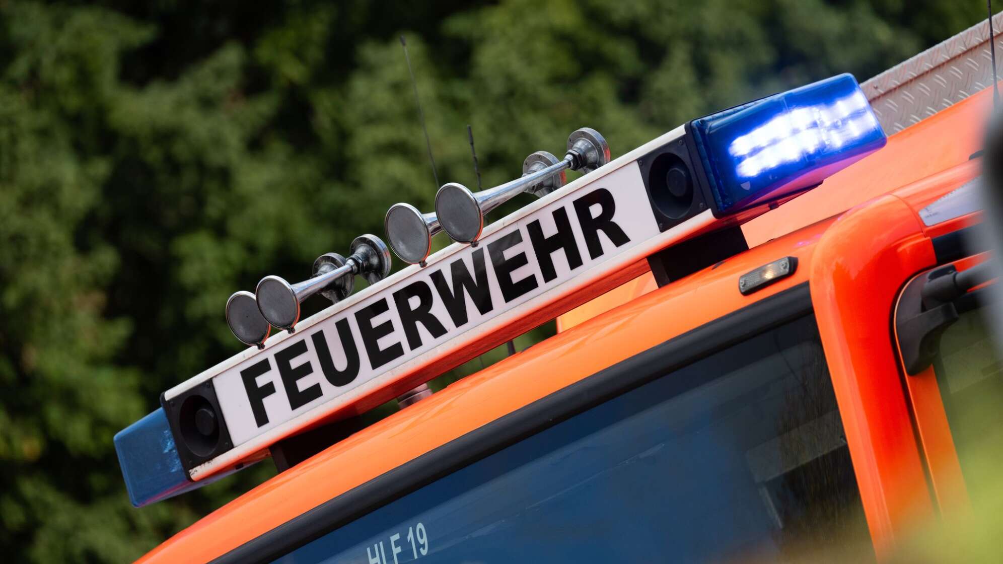Ein Einsatzfahrzeug der Feuerwehr