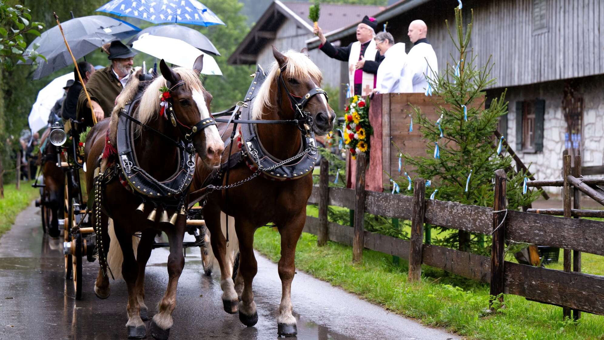 Traditioneller Rosstag von Rottach-Egern