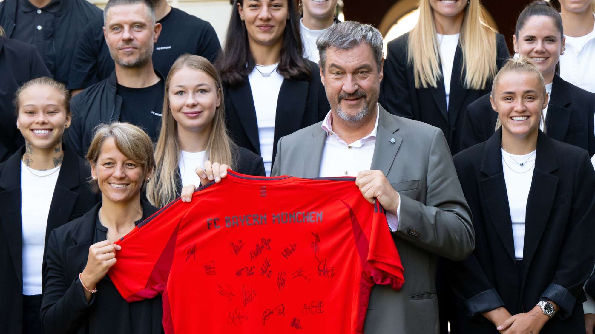 Ministerpräsident empfängt FC Bayern München