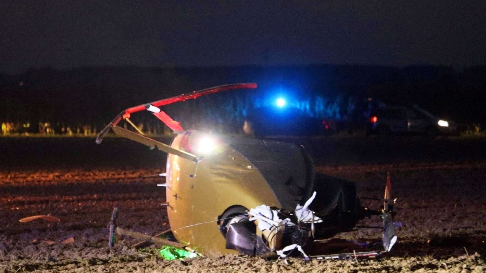 Hubschrauber in Niederbayern abgestürtzt