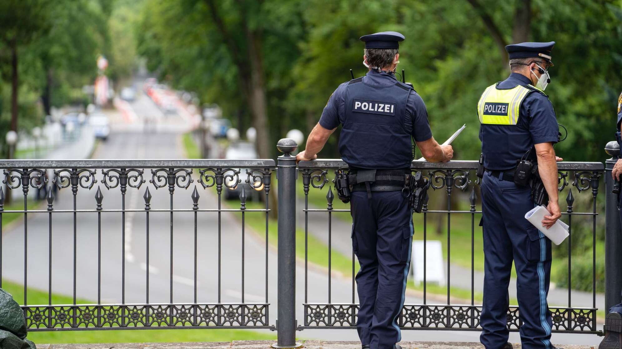 Polizisten in Bayreuth