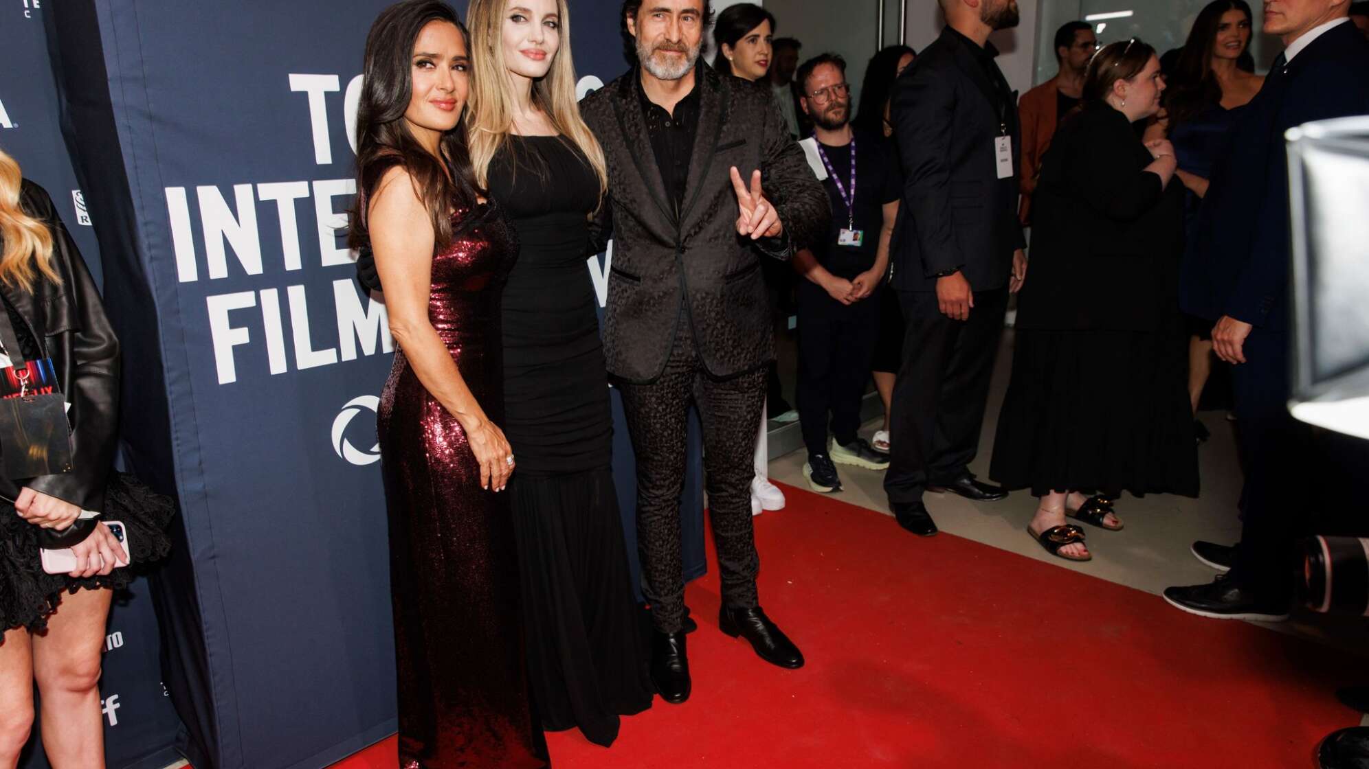 Salma Hayek Pinault und Angelina Jolie