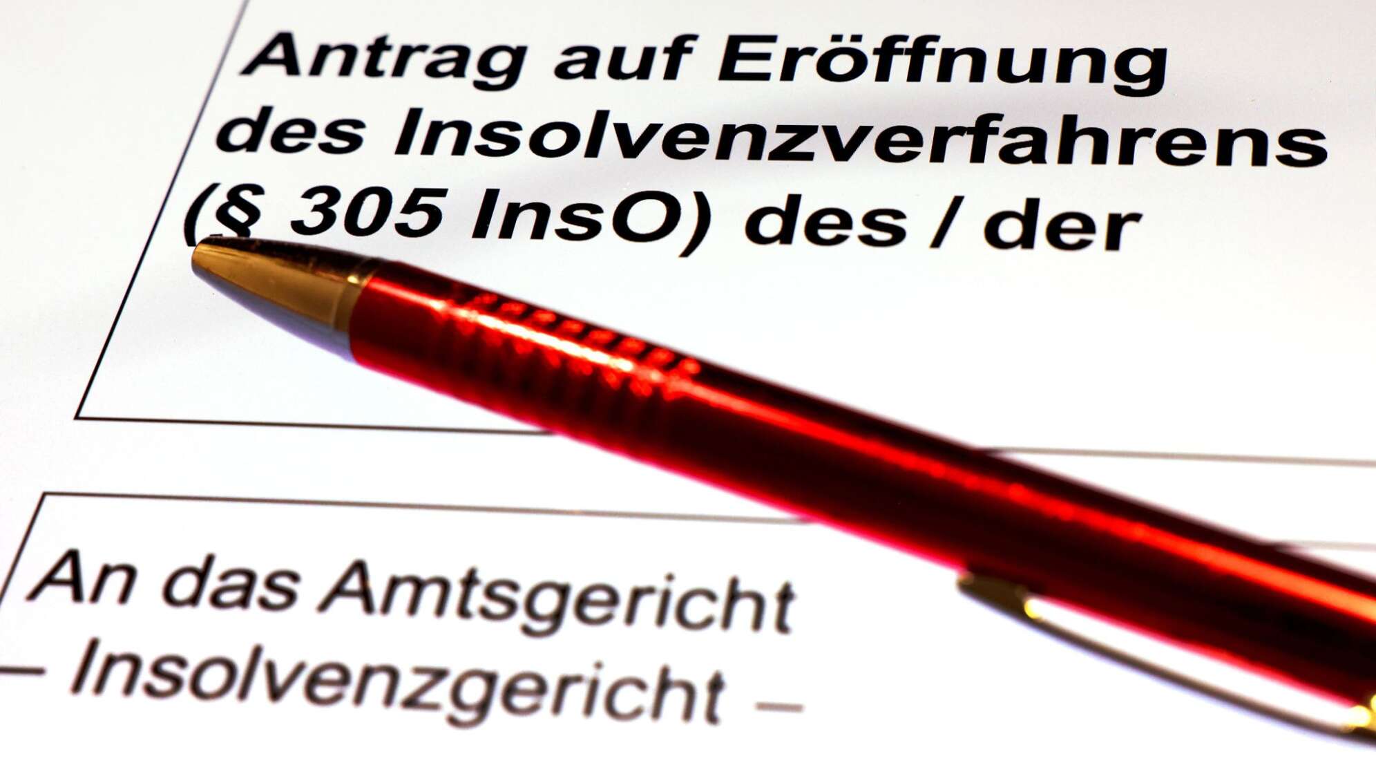 Jeden Werktag zehn Firmenpleiten in Bayern