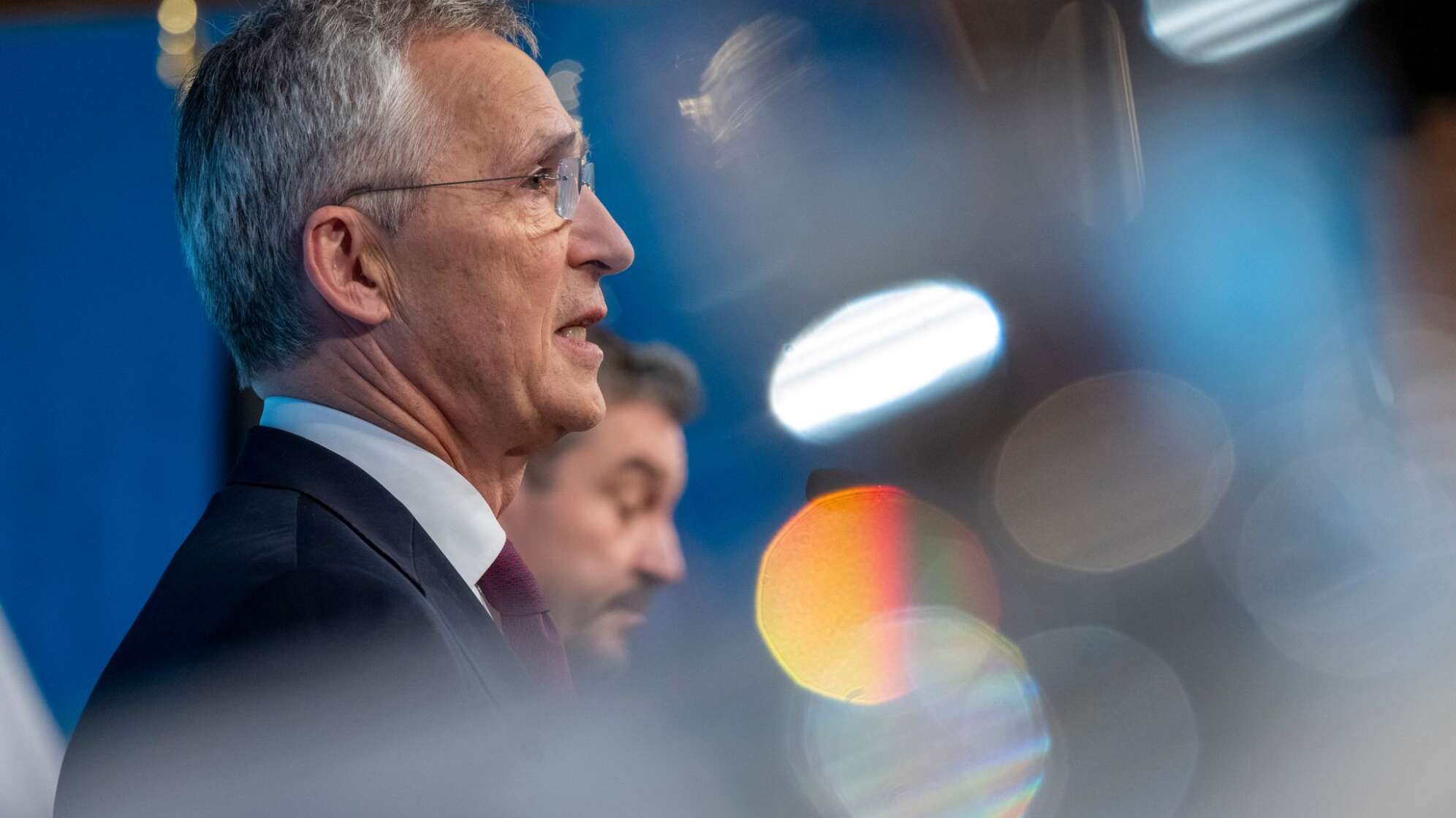 Söder empfängt Stoltenberg