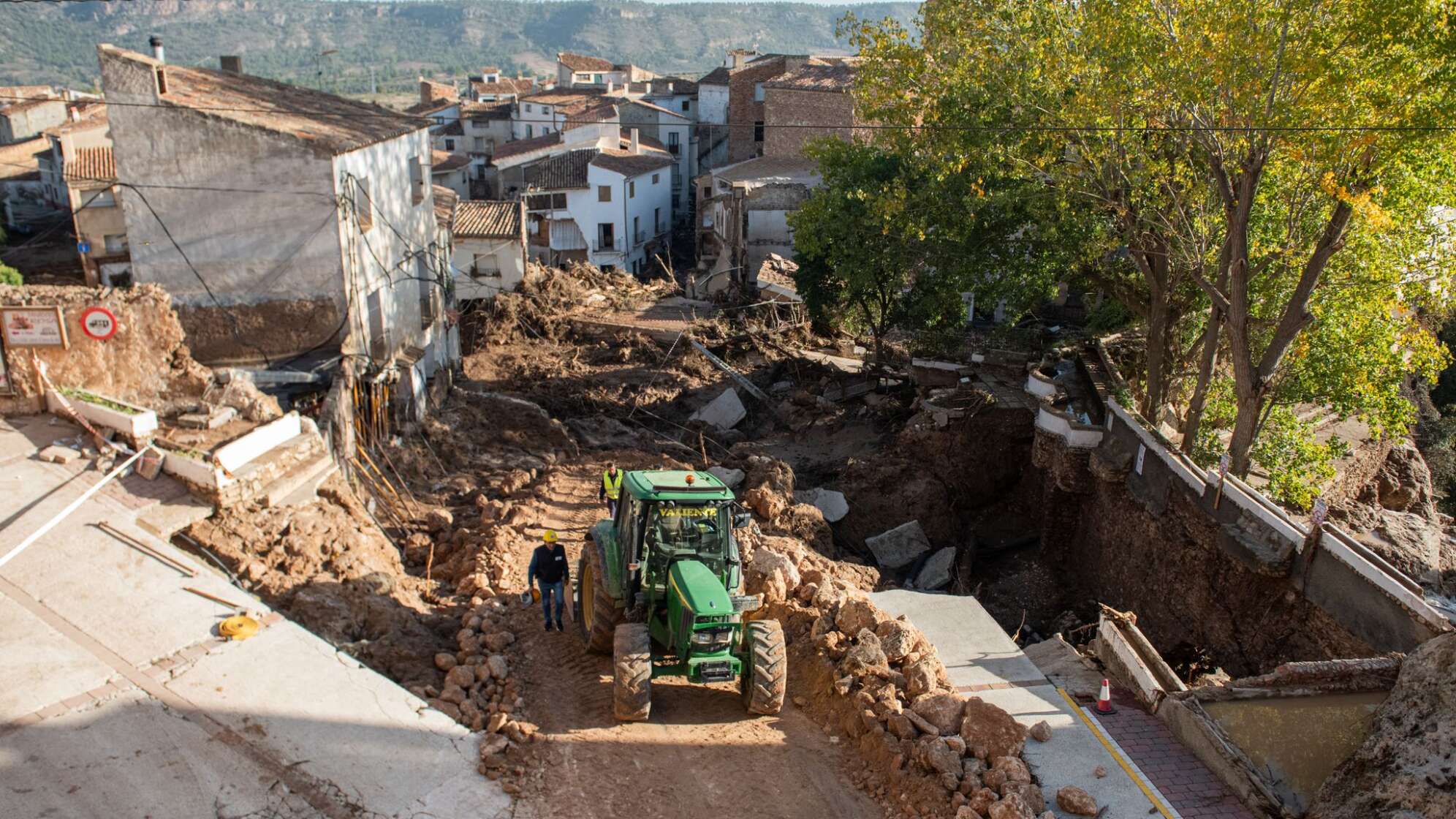 Nach den Überschwemmungen in Spanien
