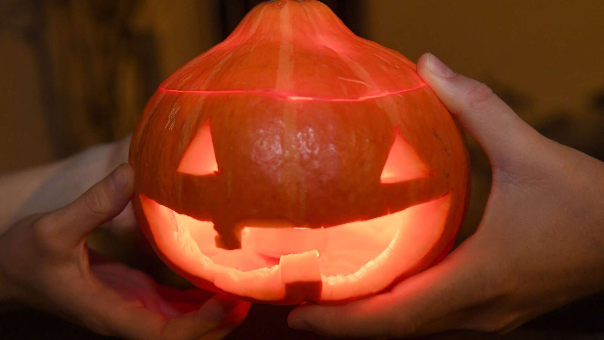 Kürbis zu Halloween