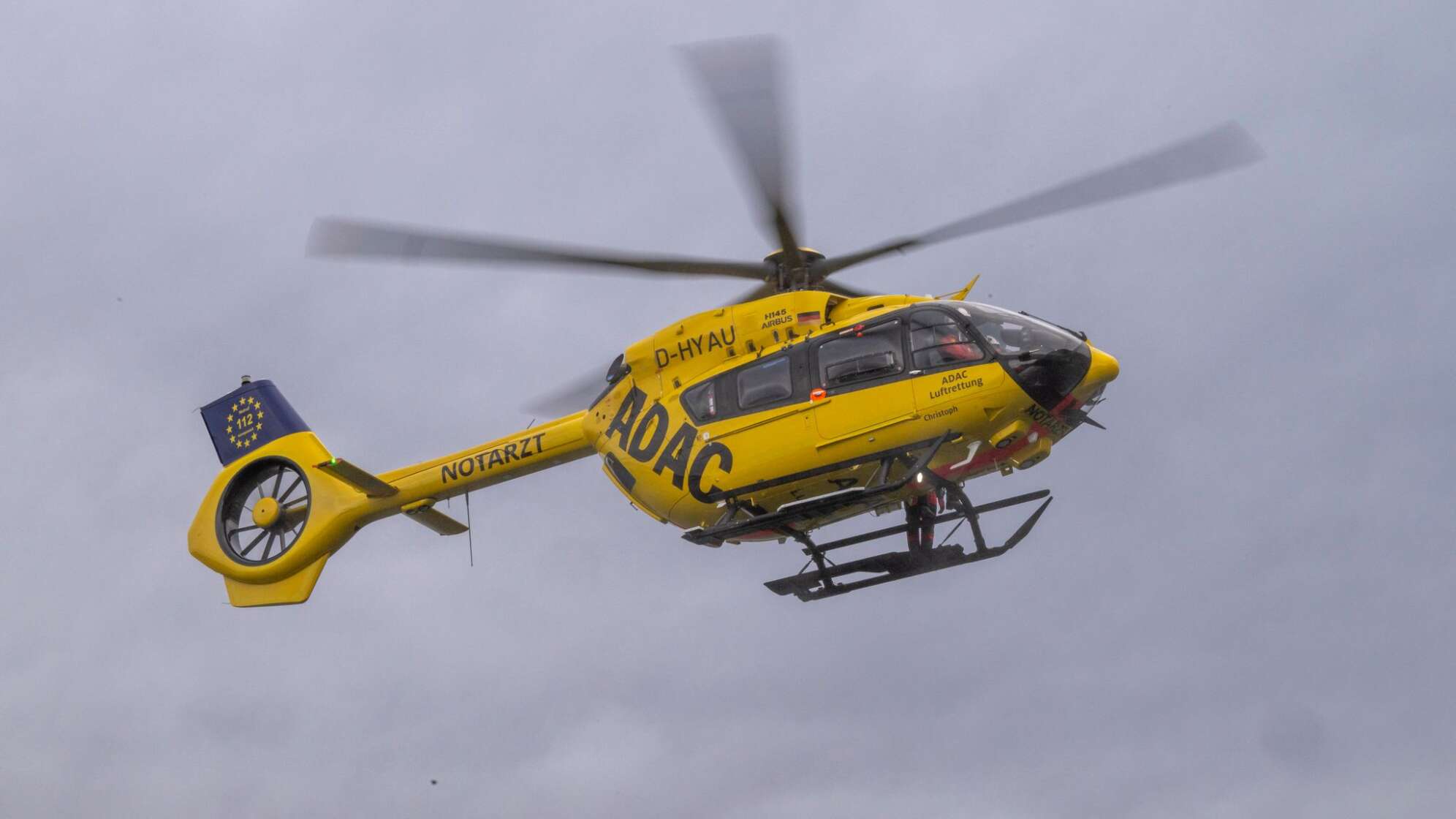 Windentraining der ADAC Luftretter
