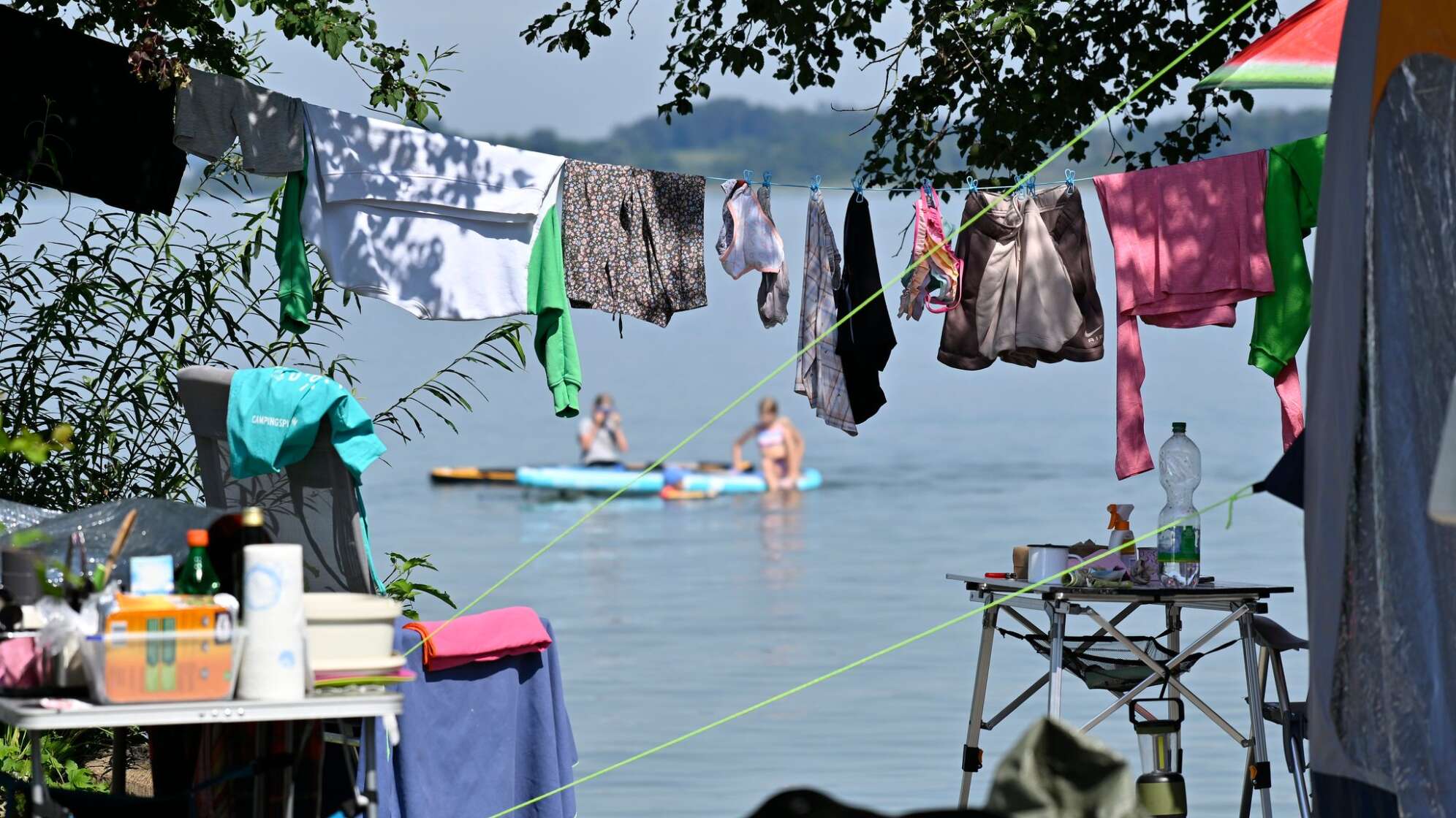 Volle Campingplätze in Oberbayern