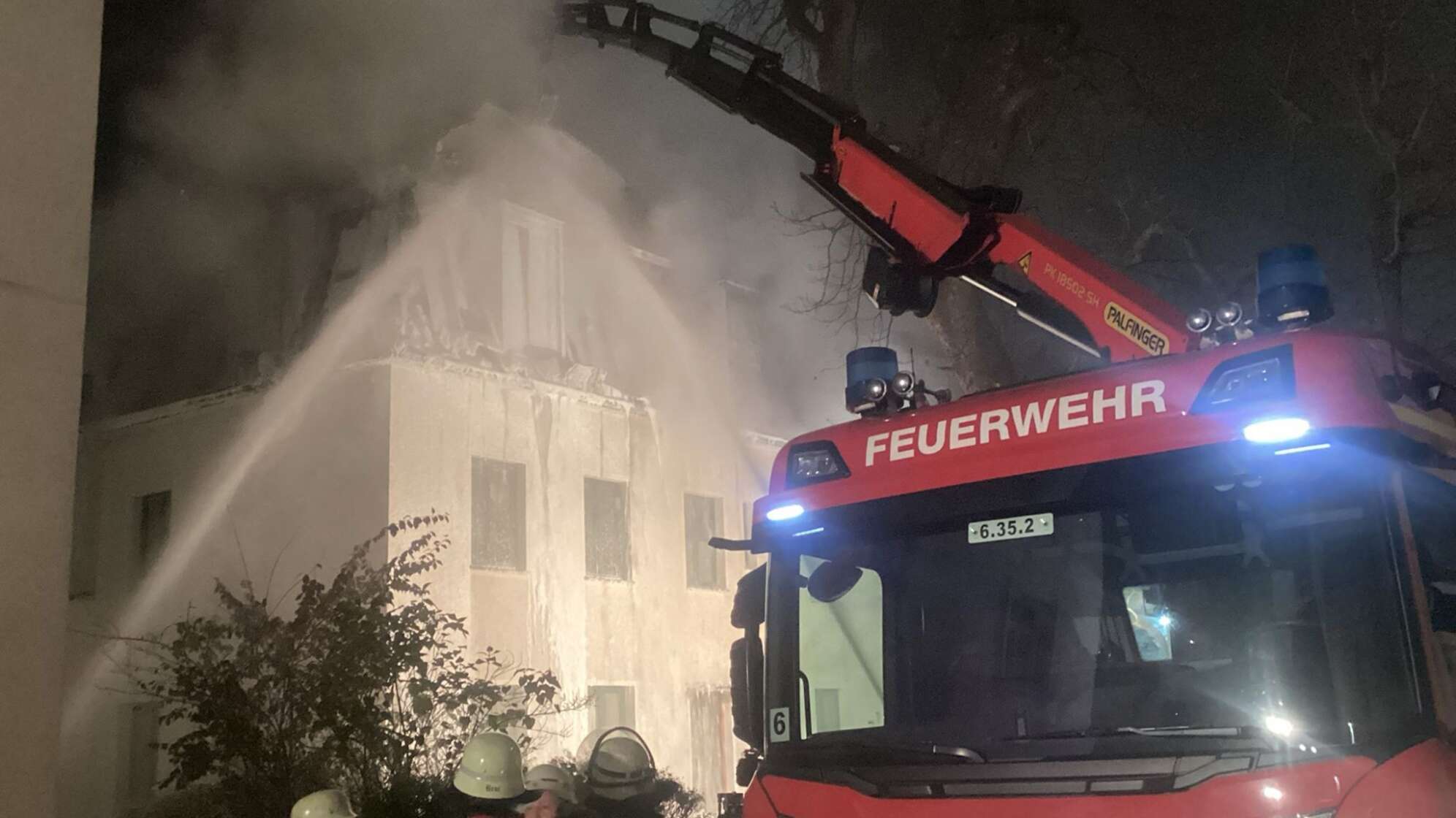 Dachstuhlbrand in München