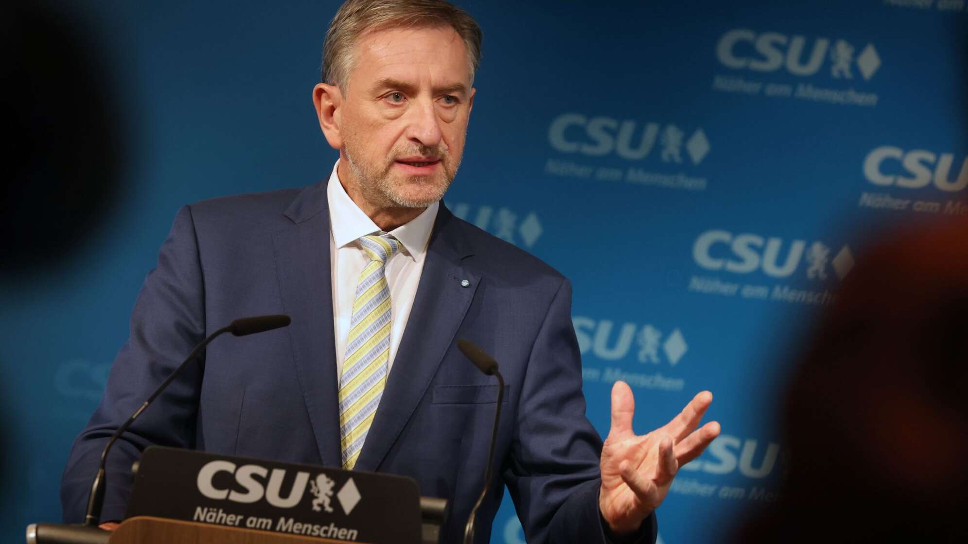 Sitzung des CSU-Vorstands - Pressekonferenz