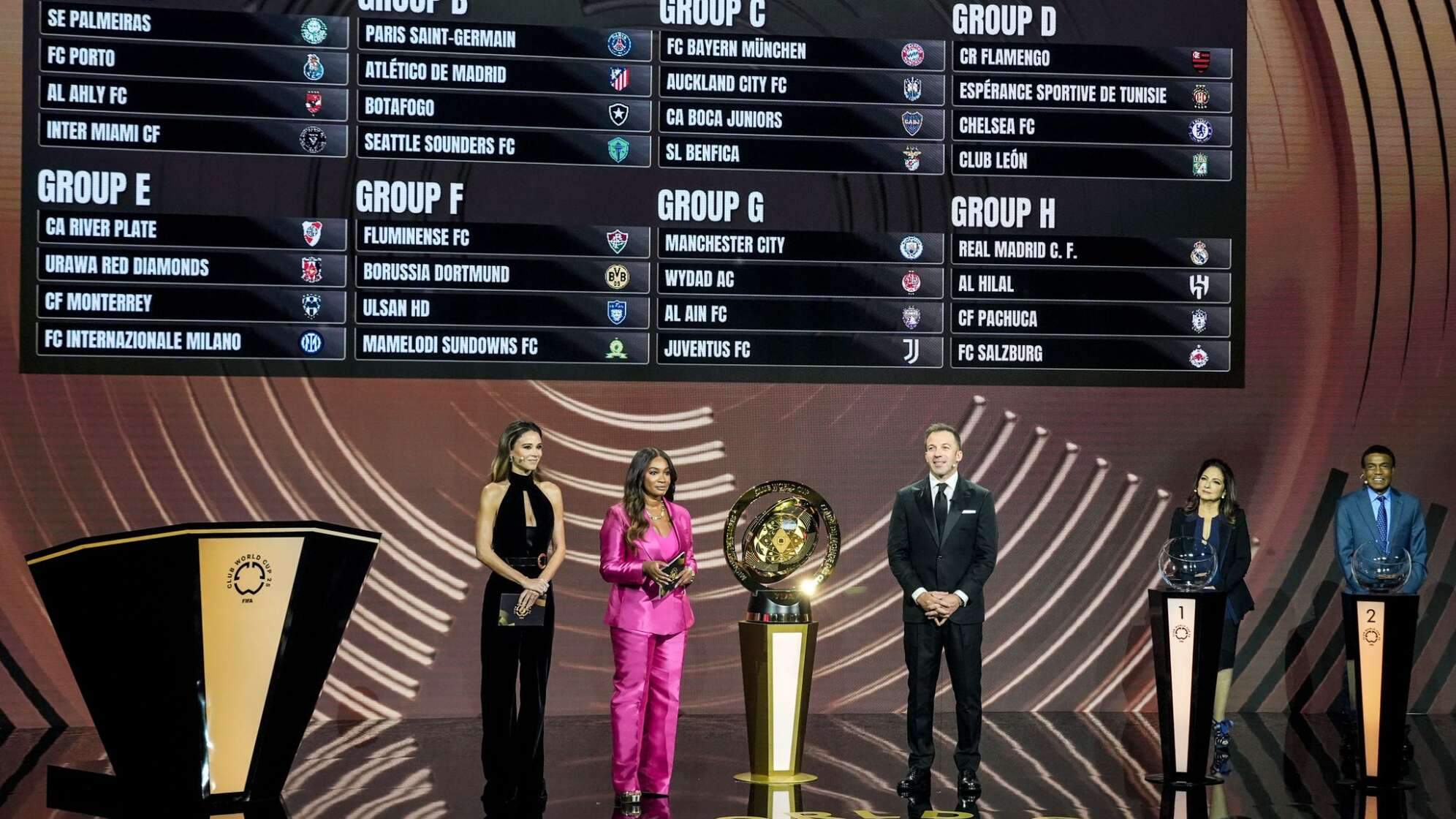 Auslosung der Vorrunden-Gruppen der FIFA Club-WM