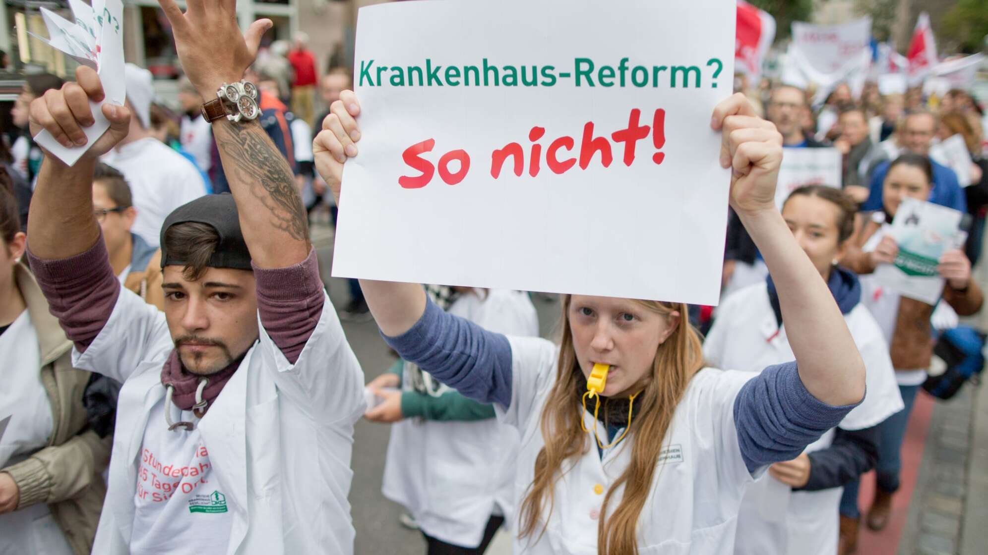 Warnstreik Bayerischer Klinikärzte